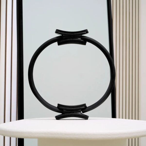 PRA Soft Pilates Ring Black with padded double handles